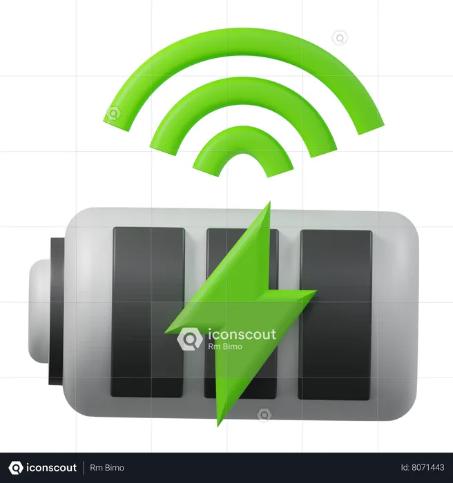 Batterie intelligente  3D Icon