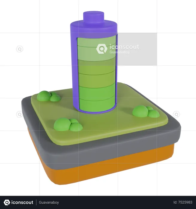 Battery  3D Icon