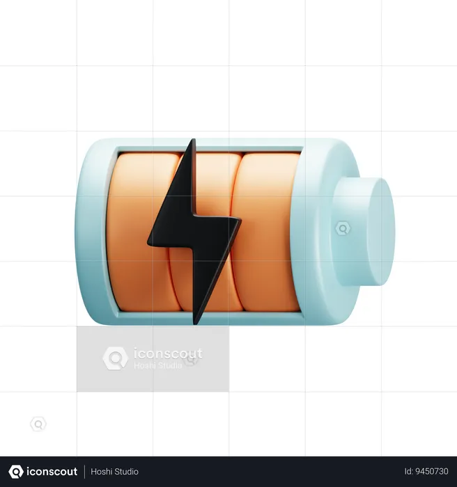 Battery  3D Icon