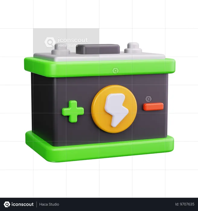 Battery  3D Icon