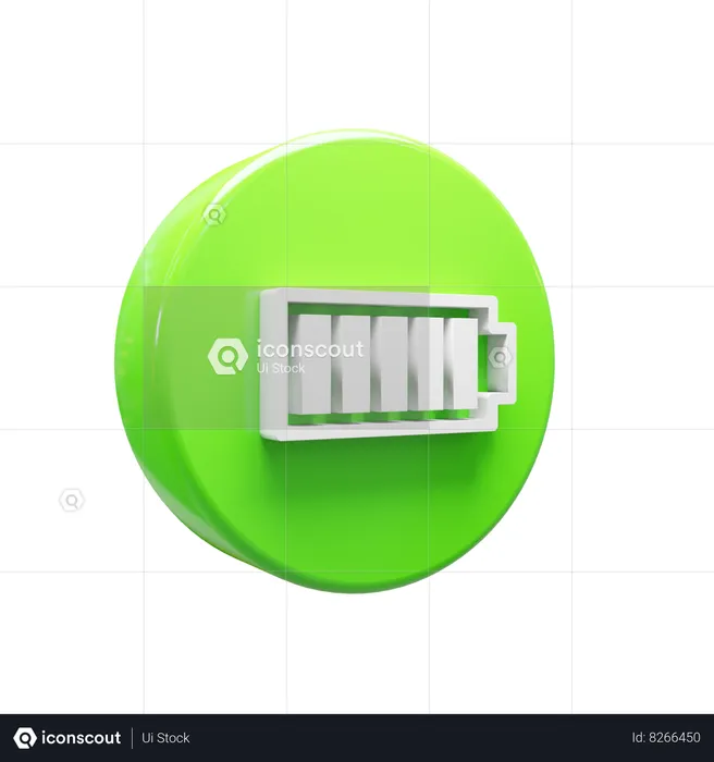 Battery  3D Icon