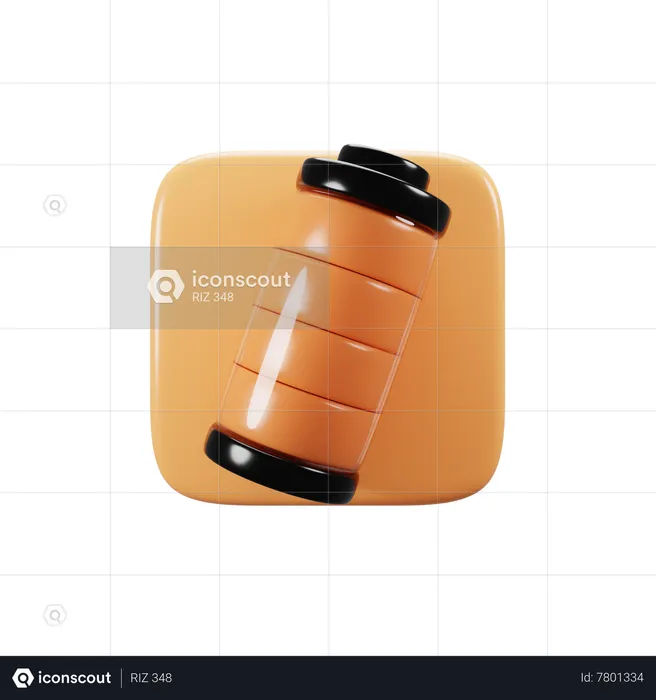 Battery  3D Icon