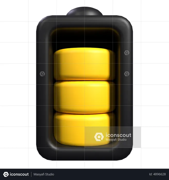 Battery  3D Icon