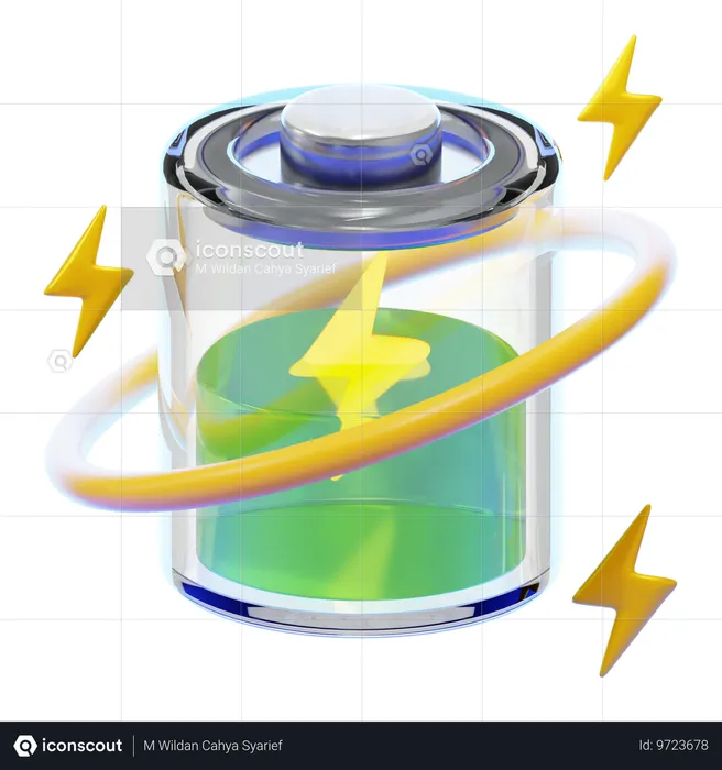 BATTERY  3D Icon