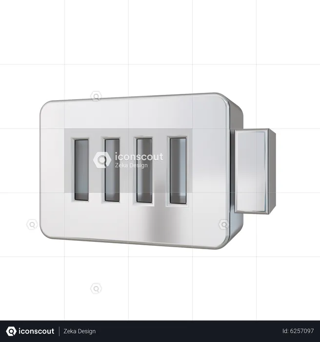 Battery  3D Icon