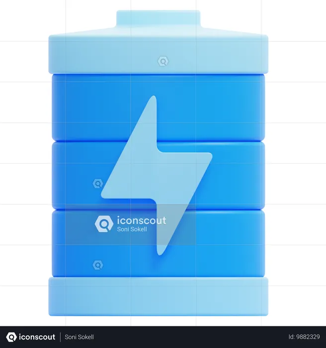 Battery  3D Icon