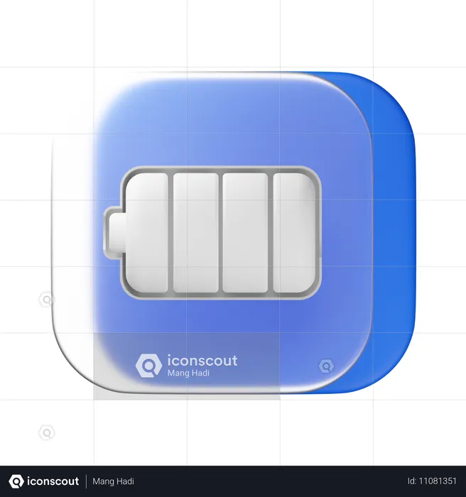 Battery  3D Icon