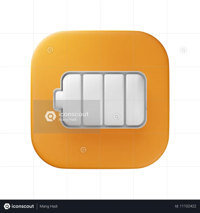 Battery  3D Icon