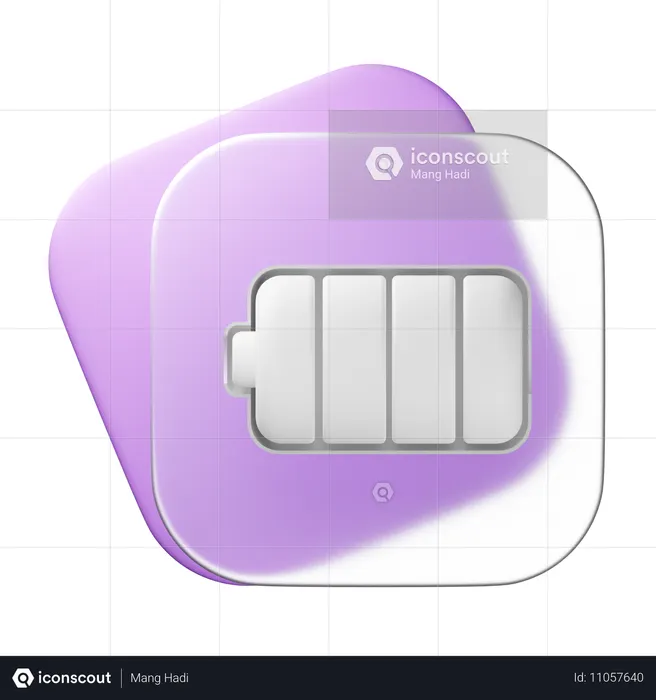 Battery  3D Icon