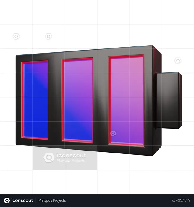 Battery  3D Icon