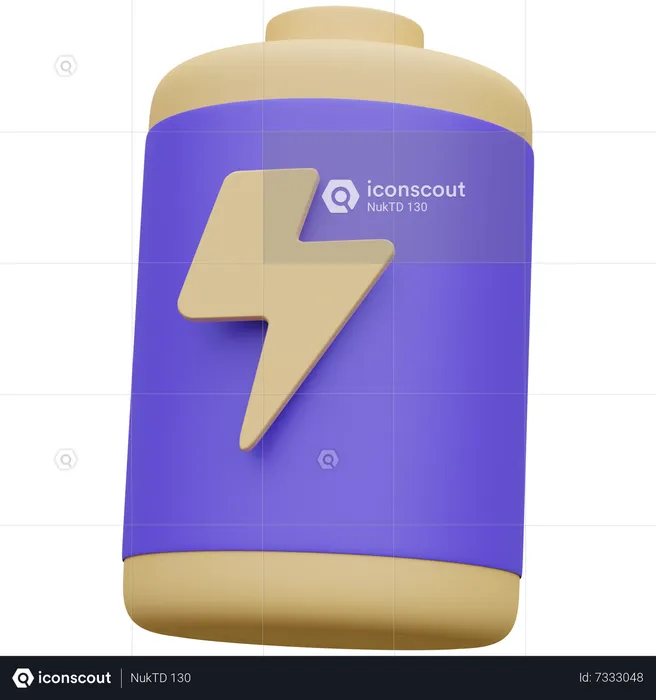 Battery Charge  3D Icon