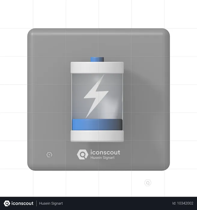 Battery Charge  3D Icon