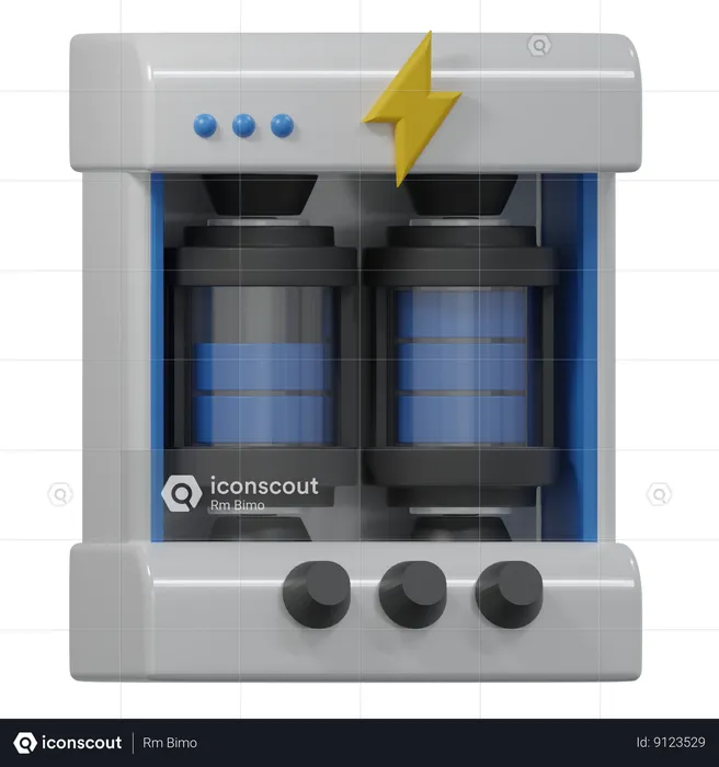 Battery Charger  3D Icon