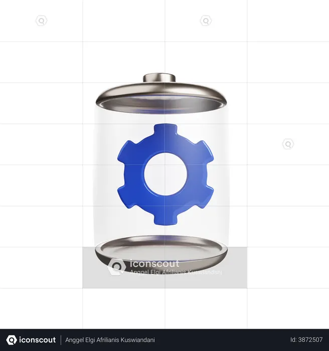 Battery Setting  3D Icon