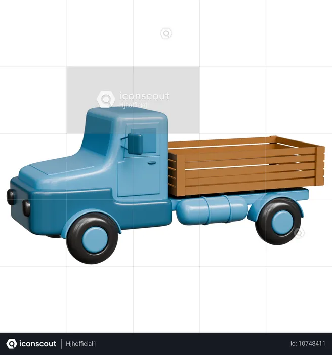 Bauernhof LKW  3D Icon