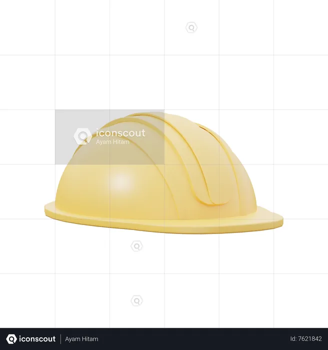 Bauhelm  3D Icon