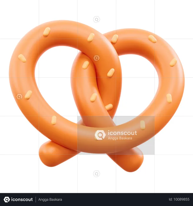 Bayerische Brezel  3D Icon