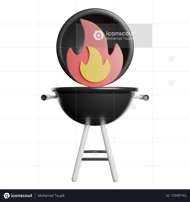 Bbq  3D Icon