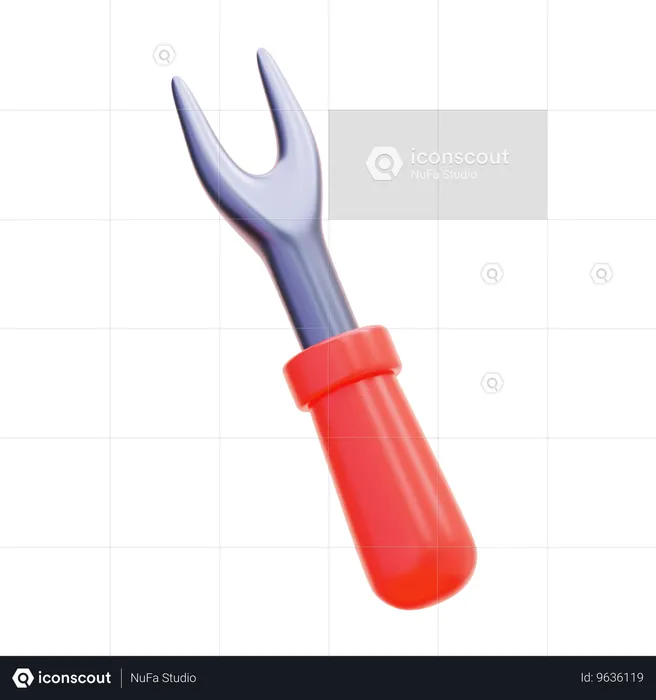 BBQ FORK  3D Icon