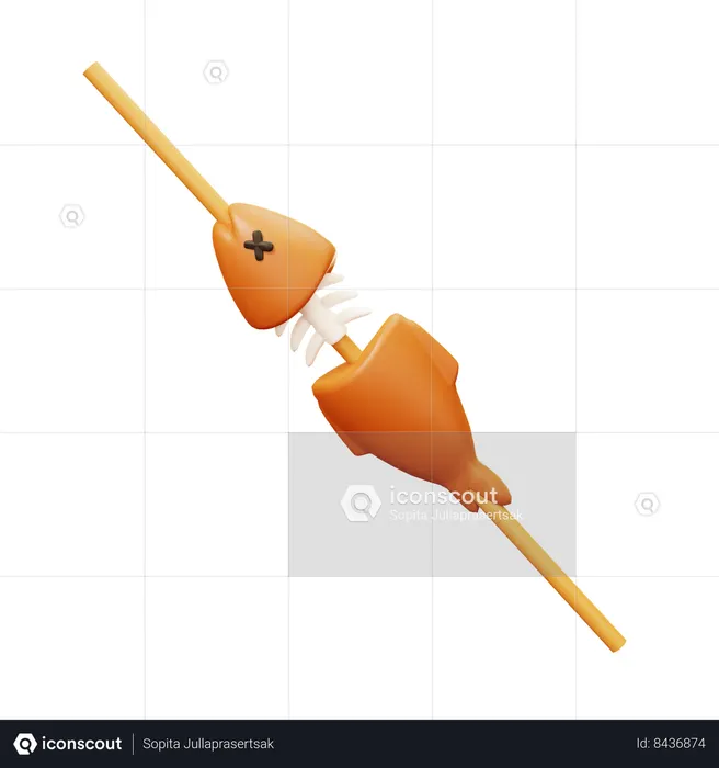 Bbq Spit  3D Icon