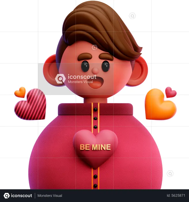 Be Mine  3D Icon