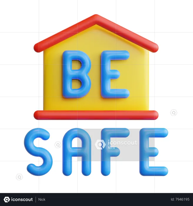 Be Safe Emoji 3D Icon