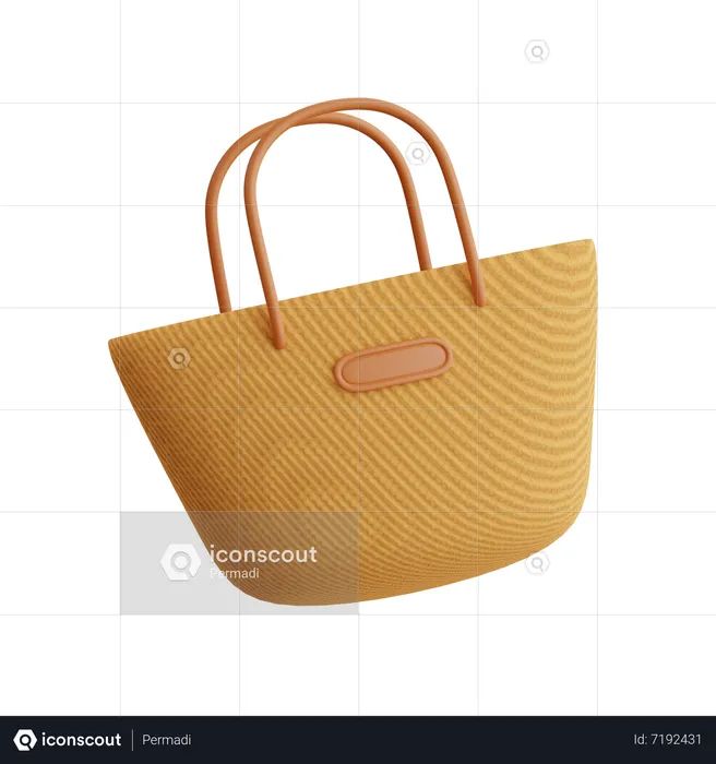 Beach Bag  3D Icon