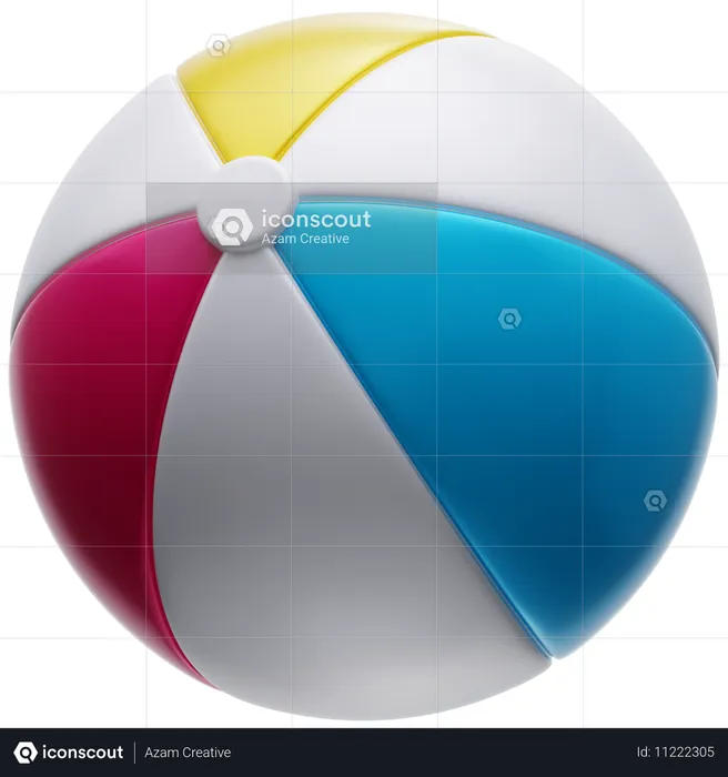 Beach Ball  3D Icon