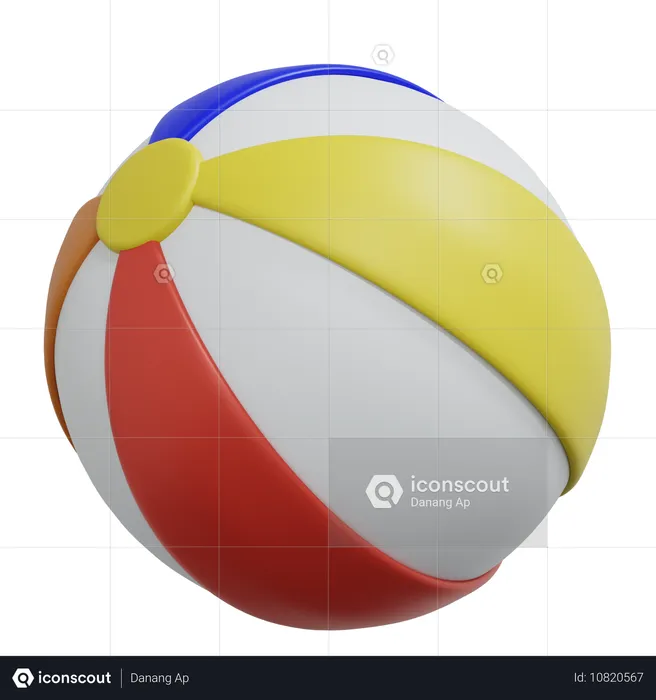 BEACH BALL  3D Icon