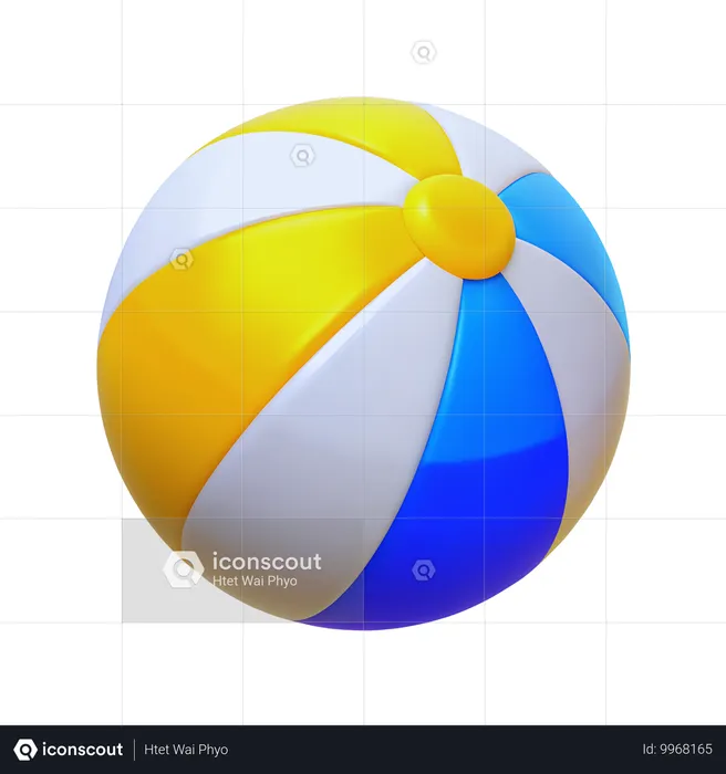 Beach Ball  3D Icon