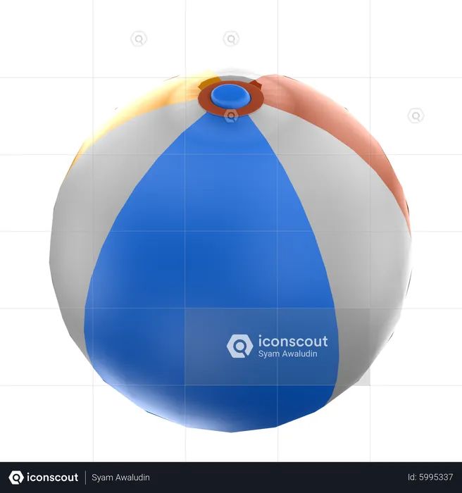 Beach Ball  3D Icon