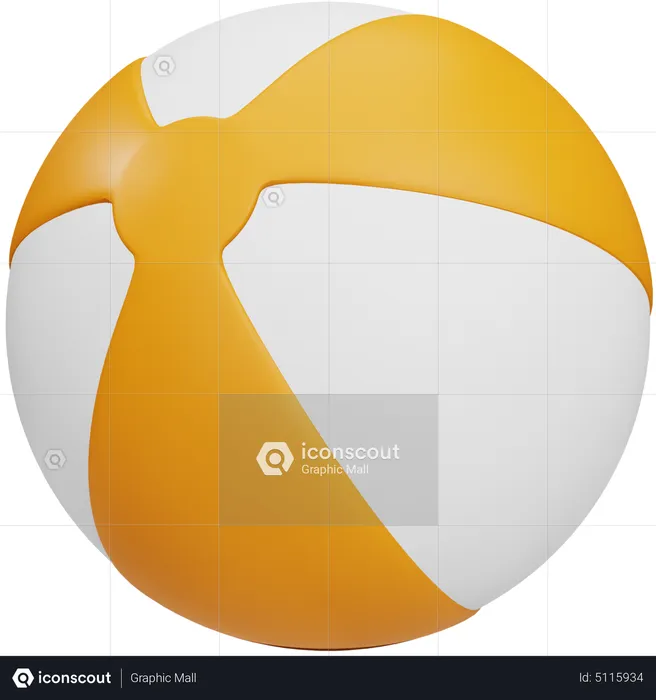 Beach Ball  3D Icon