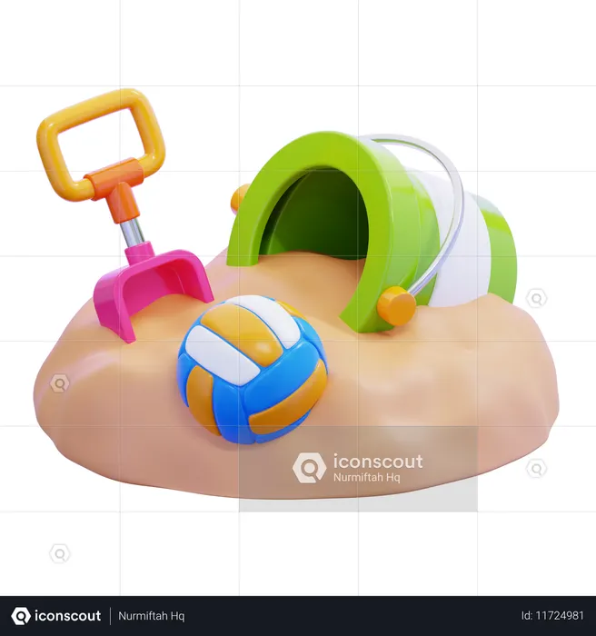 Beach Sand  3D Icon