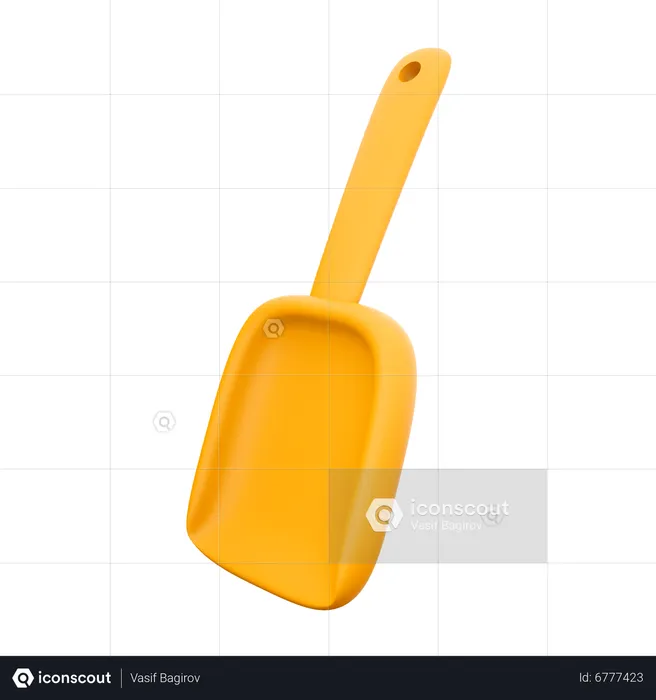 Beach Shovel  3D Icon