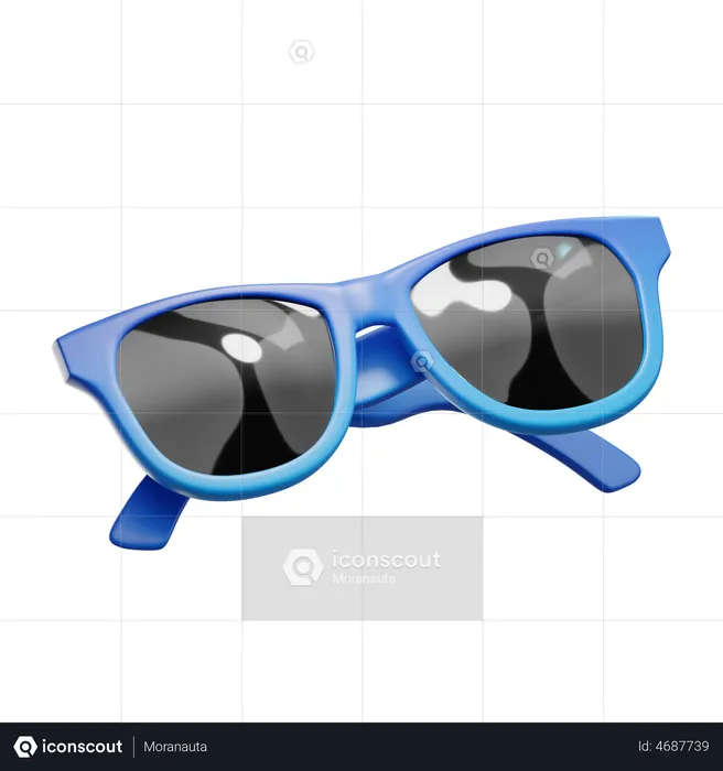 Beach Sunglasses  3D Illustration