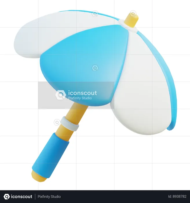 Beach Umbrella  3D Icon