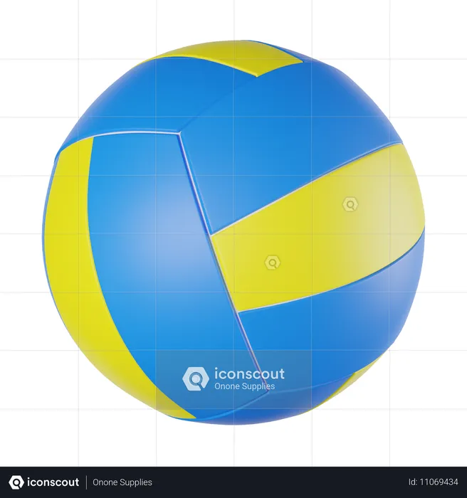 Beach Volleyball  3D Icon