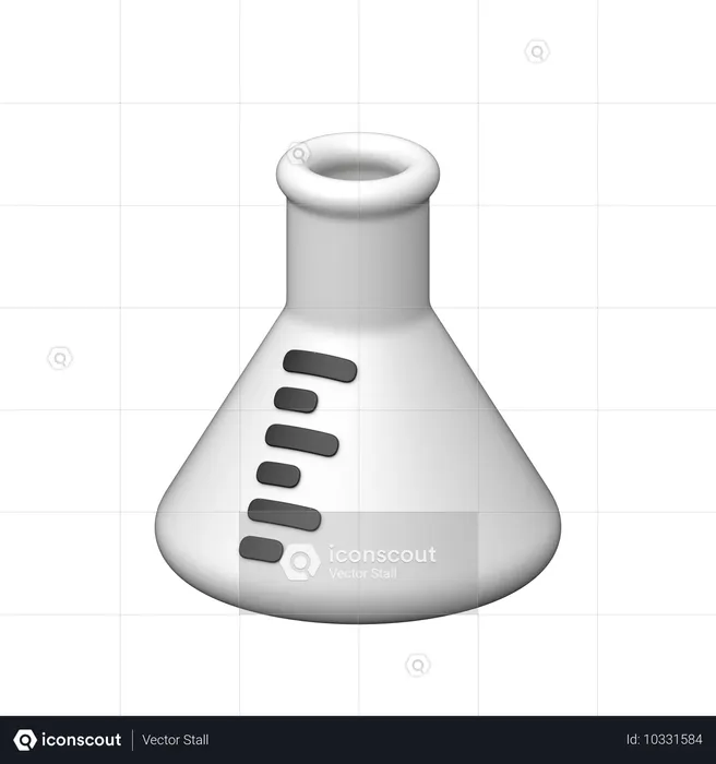 Beaker  3D Icon