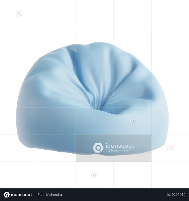 Bean bag chair  3D Icon