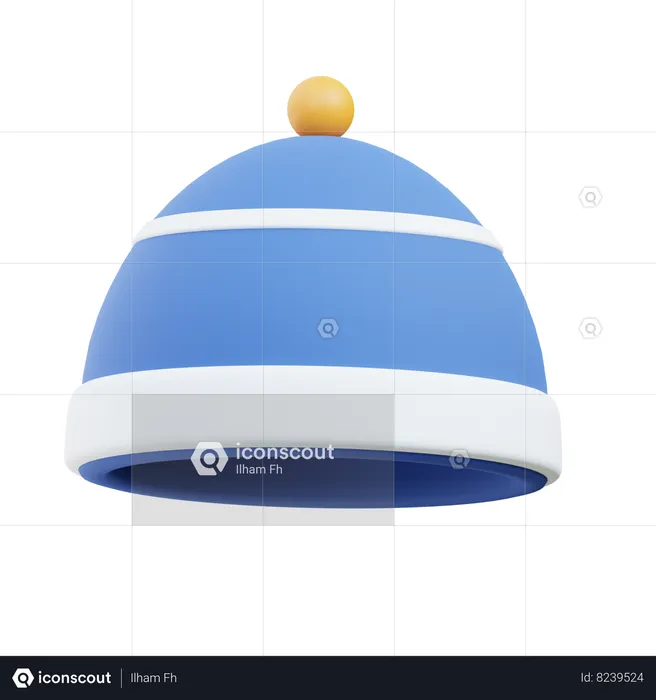 Beanie Hat  3D Icon