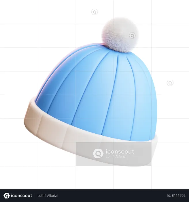 Beanie Hat  3D Icon