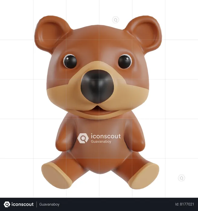 Bear  3D Icon