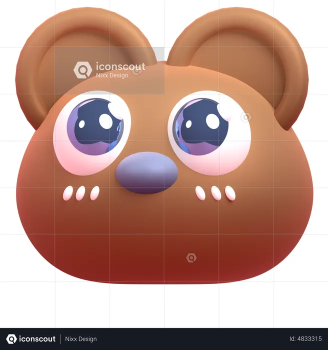 Bear  3D Icon