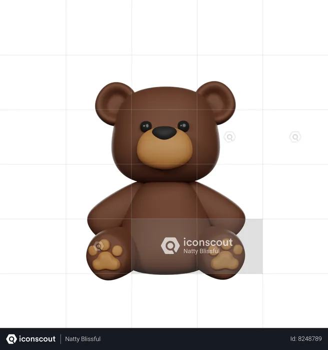 Bear  3D Icon