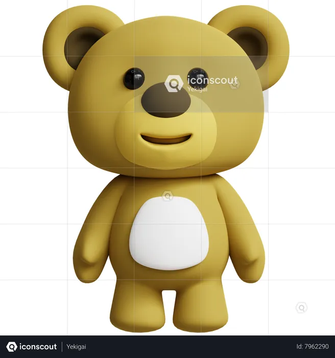 Bear  3D Icon