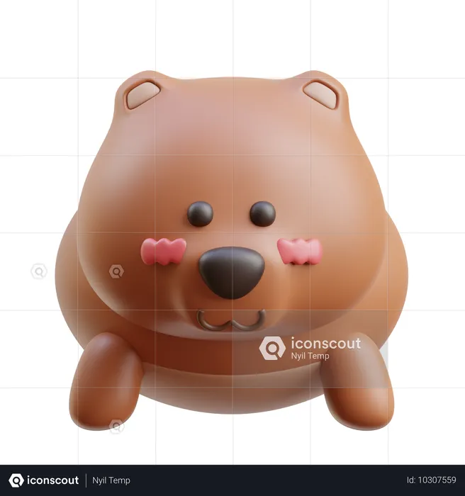 Bear  3D Icon