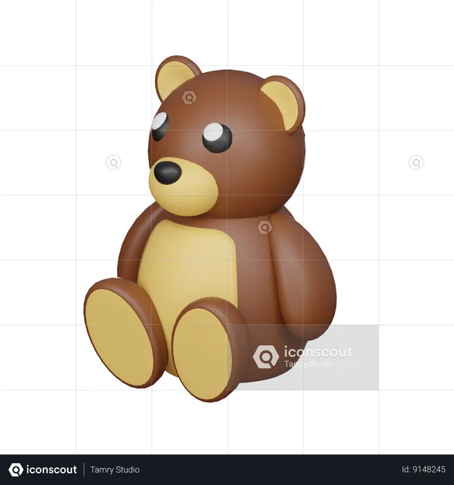 Bear Doll  3D Icon