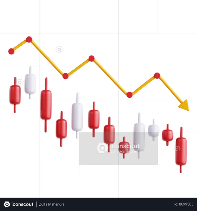 Bear Market  3D Icon