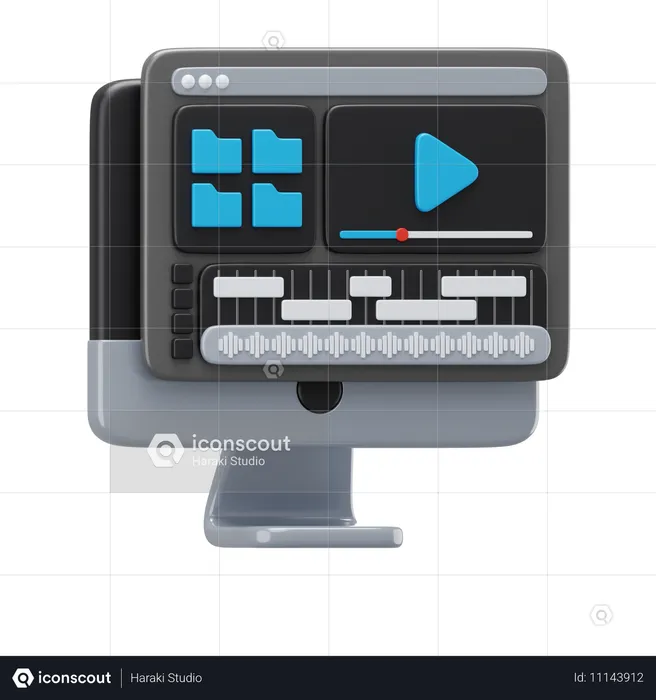 Bearbeitungssoftware  3D Icon