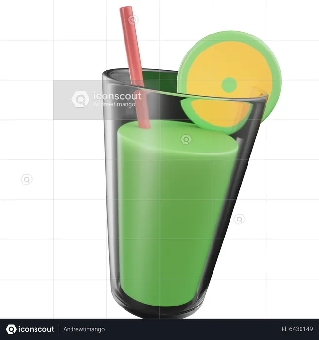 Bebidas de limon  3D Icon